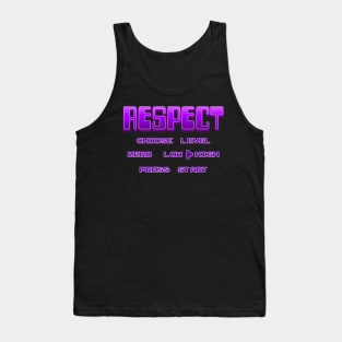 RESPECT Purple Tank Top